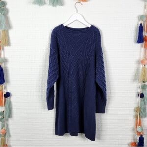 Uniqlo Cable Knit Sweater Dress
